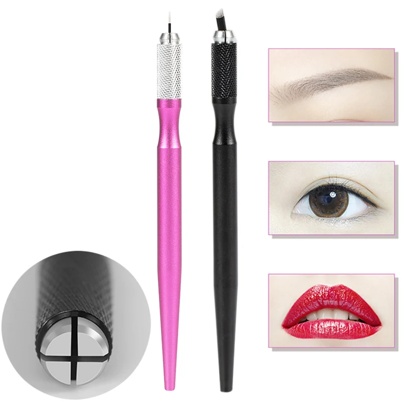 1pcs Microblading Pen Tattoo Tebori Manual Pen Universal Eyebrow Lip Embroidering Permanent Makeup Pen Tattoo Accessories