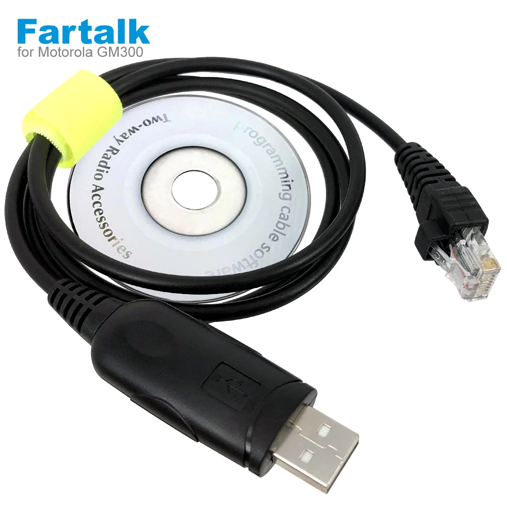 Usb Programmering Kabel Voor Motorola Gm300 Gm3188 Gm3688 Cdm750 Gm328 Gm338 Gm339 Gm3398 Gm399 Gm360 Gm380 Gm640 Gm660 Autoradio