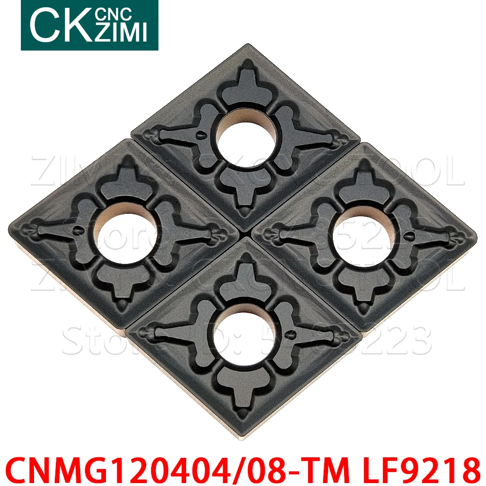 10PCS CNMG120404-TM LF9218 CNMG120408-TM LF9218 Carbide Inserts Turning Tools CNC Mechanical lathe Cutter Tools CNMG for steel