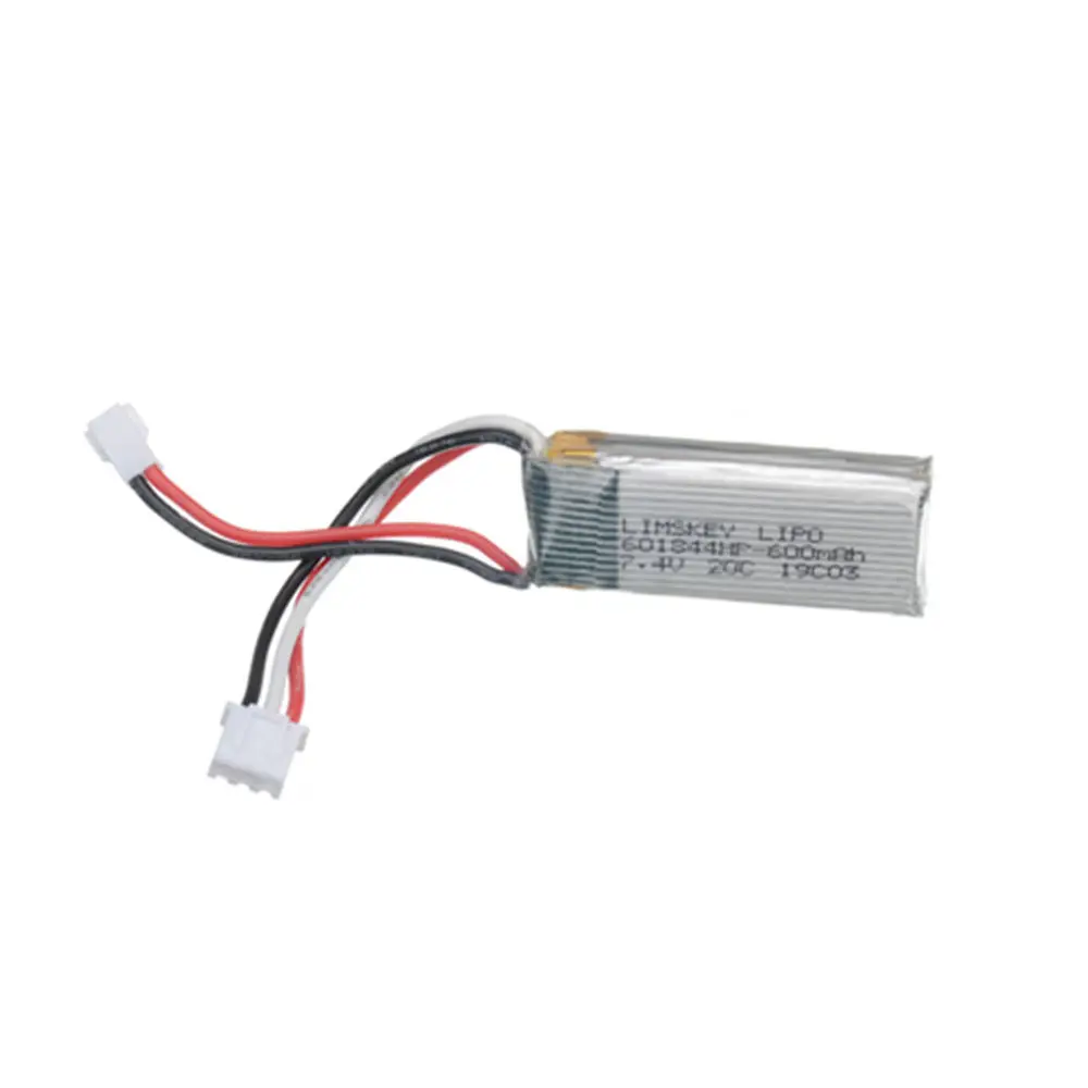 2S 7.4V 600mAh 20C Lipo Battery For WLtoys F959 RC Drone Parts 7.4V Battery and Charger For XK DHC-2 A600 A700 A800 A430