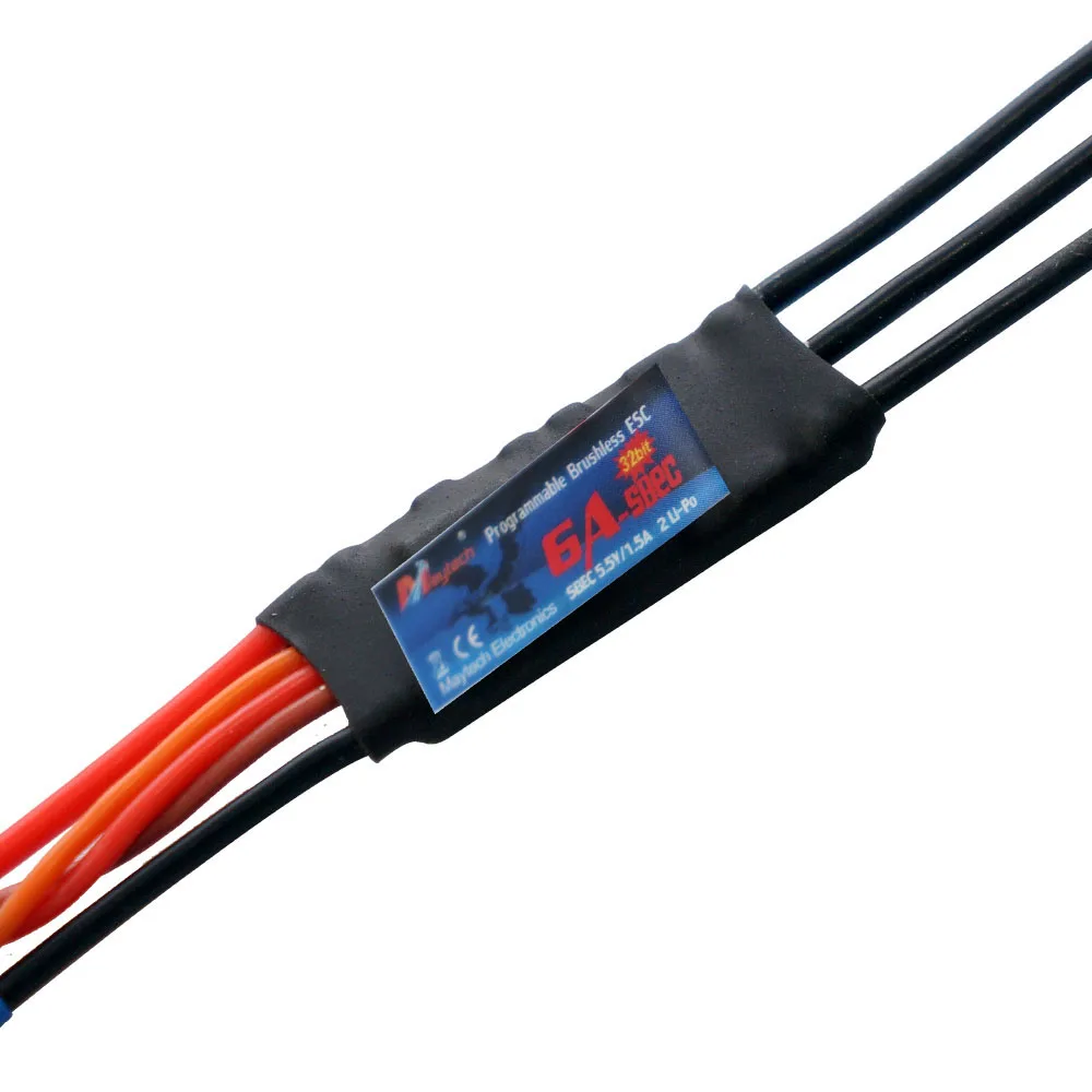 

Maytech 6A SBEC ESC Speed Controller for RC Airplane Drones Falco Pro 32bit Firmware Brushless ESC