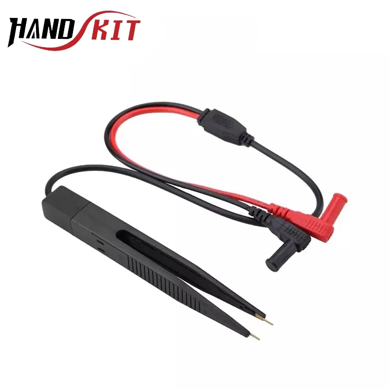 Sondy do multimetru SMD Chip Component LCR Testing Tool Meter Pen Probe Lead Tweezers Voltmeter Capacitance Test