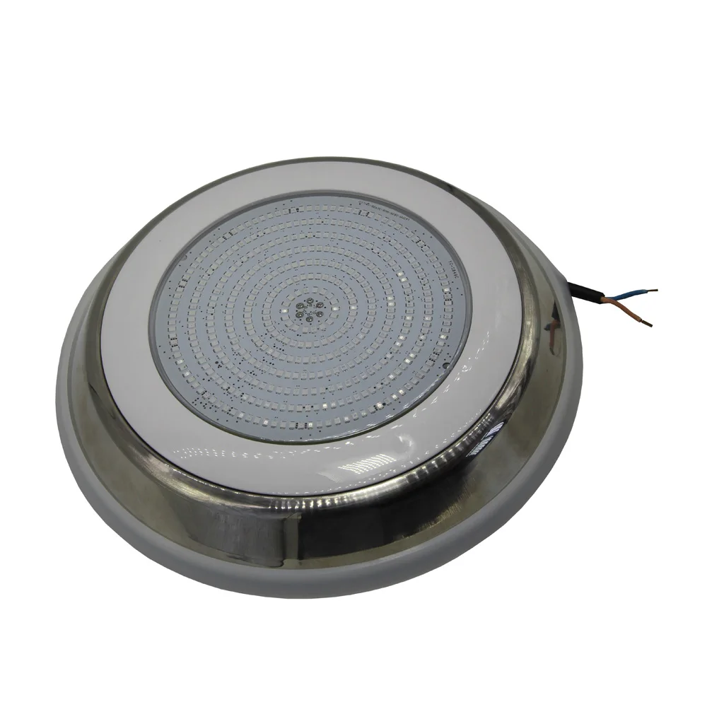 

Waterproof Light 18W 42W Stainless Steel Underwater Pool Light RGB Multi Color Flat Surface Mount AC12V IP68 Blue Color