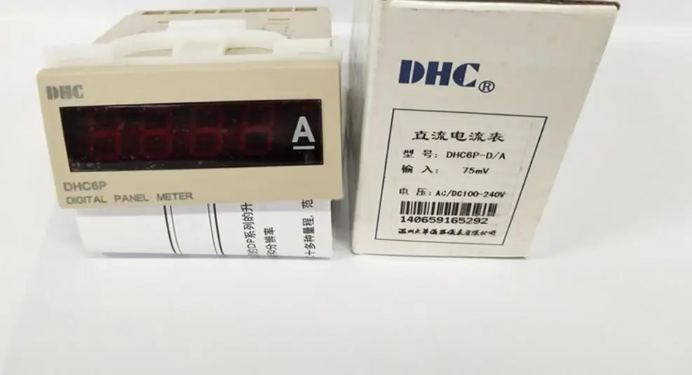 Wenzhou Dahua DHC6P-D / A Voltmeter / Ammeter, DC100-240V