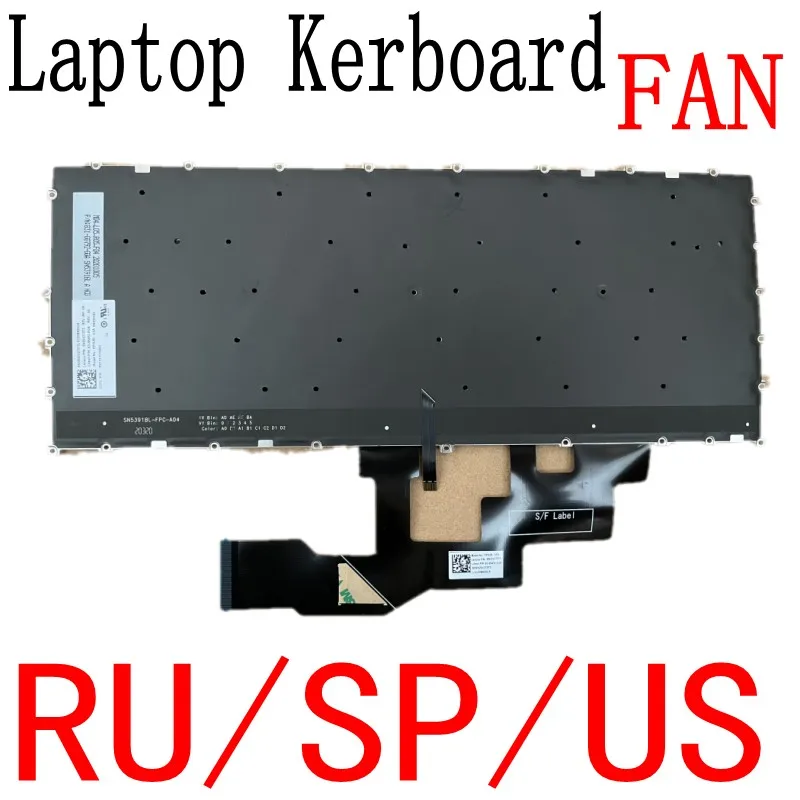 Laptop English Layout Keyboard Replacement For Lenovo S540-13API S540-13iml PRO 13 2019 2020