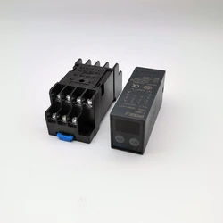 Digital time relay 0.1s-990h power on delay off cycle delay multi mode DC24V AC 220V H3Y-4 with base socket