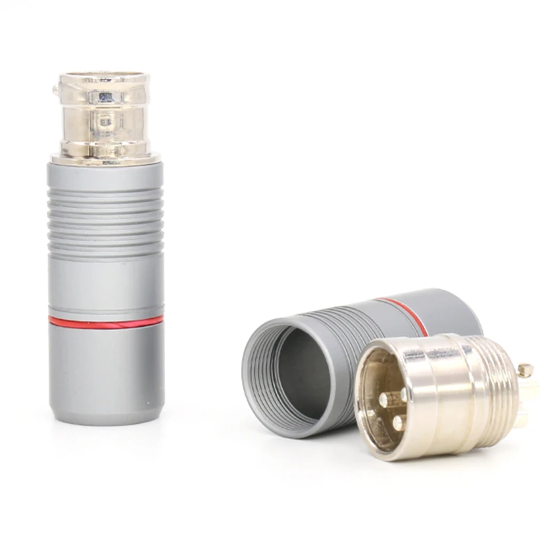 Hochwertiger versilberter Tellur-Kupfer-XLR-Stecker, Audio-XLR-Balance-Stecker für HiFi-Anwendungen – Detail 11