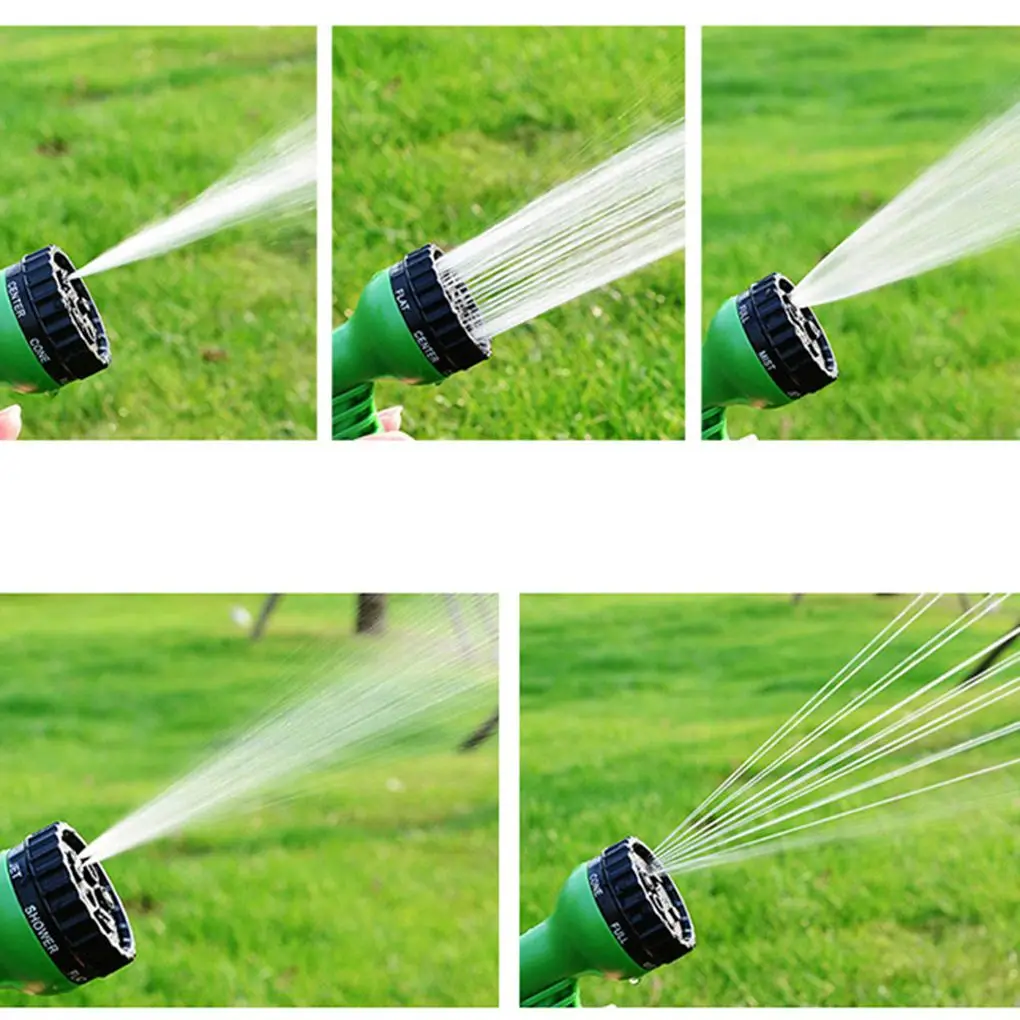 25FT-250FT Garden Hose Expandable Magic Flexible Water Hose EU Hose Plastic Hoses Pipe With Spray Gun To Watering Car Wash Spray