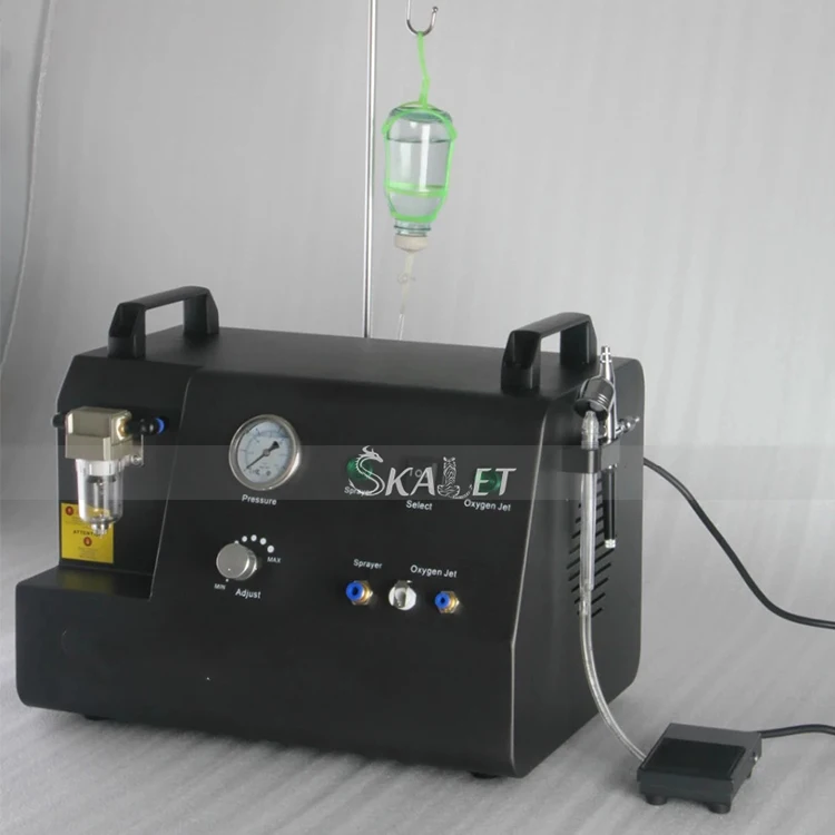 Newest 4 Bar Oxygen Jet Machine Clean Skin Care Peel Machine for Skin Tightening Dark Circles Acne Treatment