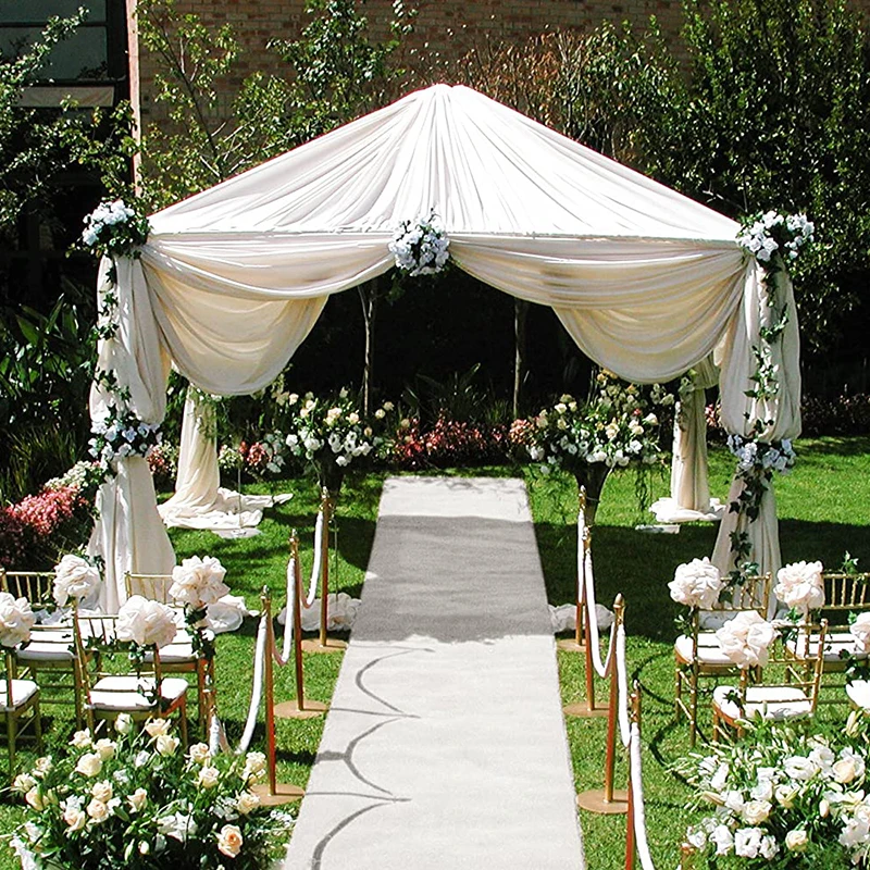 

Custom Length Wedding Carpet Aisle Runner Event Ceremony Party Wedding Carpet White Carpet Anti-slip Long Wedding Aisle Carpet