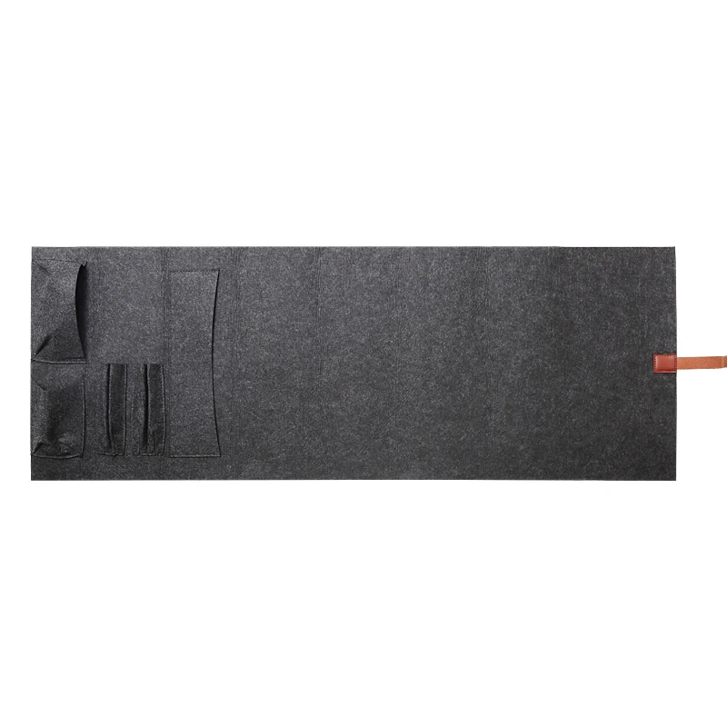 Large Pencil Bag Chinese Calligraphy Brush Pen Curtain Calligraphy Writing Felt Pads Portable Felt Writing Brush Pen Case