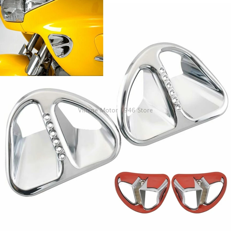 Motorcycle Chrome ABS Plastic Fairing Trim Fit For Honda Goldwing GL 1800 2001-2011 gold wing1800  Modified Accessori