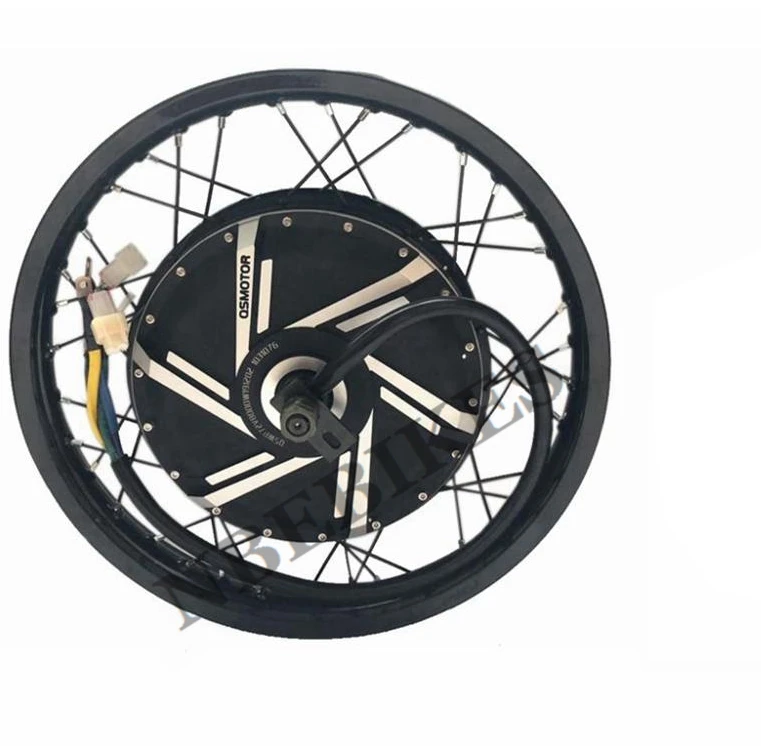 273 Spoke QS Hub Motor(50H) 12000W-16000W V3 Type, Designed for Electric Motorcycle, Max speed can be customized from 120KMPH.