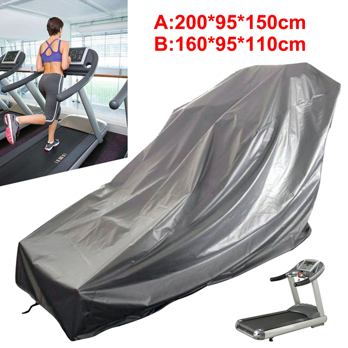 Treadmill Cover Waterproof Running Jogging Machine Dustproof Shelter Protect Indoor Outdooor Fitness Equipment Folding Covers