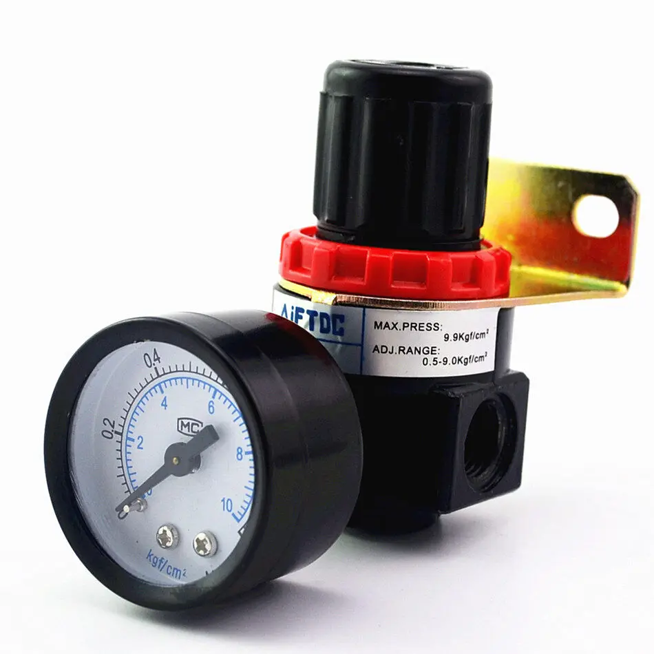 1Pcs Airควบคุมคอมเพรสเซอร์เครื่องวัดความดันบรรเทาควบคุมวาล์วAR2000