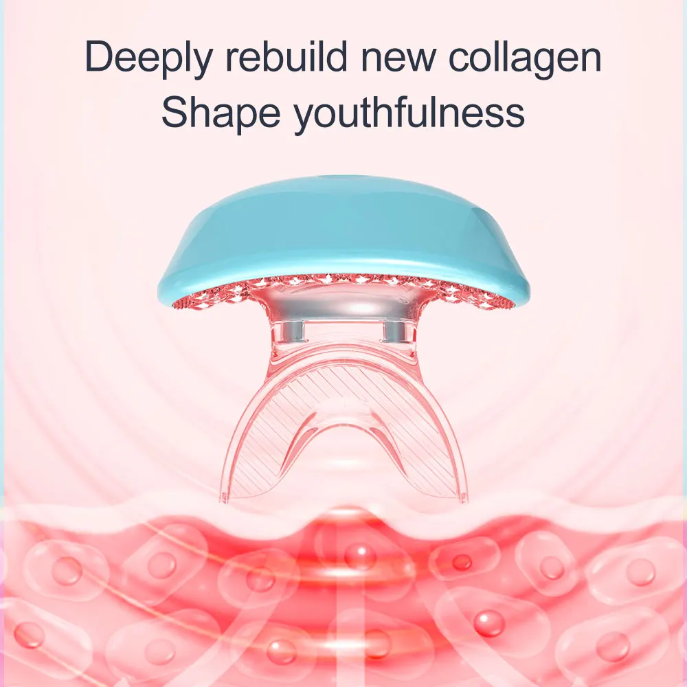 ปั๊ม Fuller ไฟฟ้า Lip Plumper LED Light Therapy Enhancer เซ็กซี่หนาริมฝีปาก Plumping เครื่องมือปาก Enhancer ขนาดใหญ่หนา