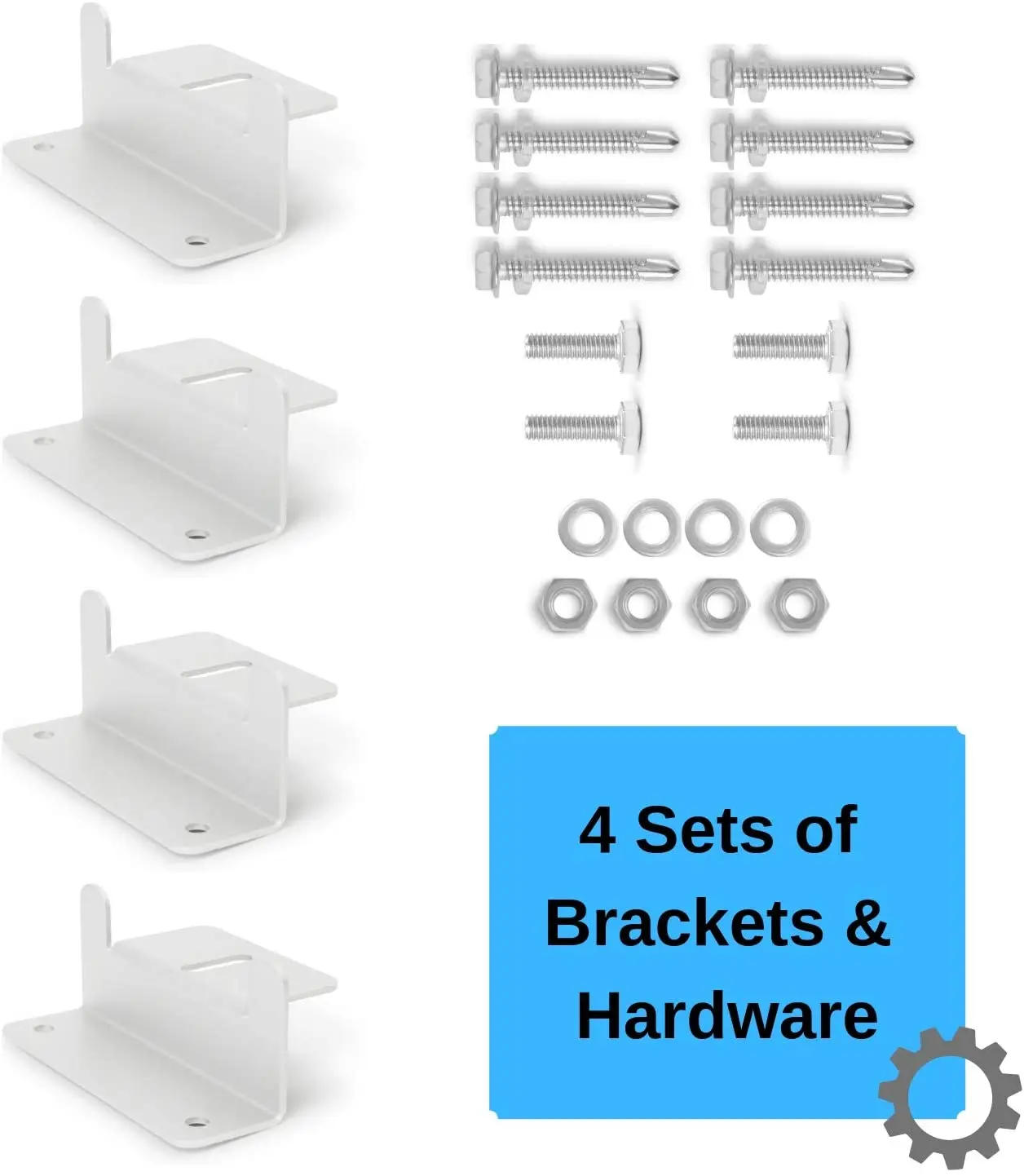 16 Pcs Solar Panel Mounting Brackets Roof Panels Z Bracket Solar System Installation Accessories With Nuts Bolts for RVs