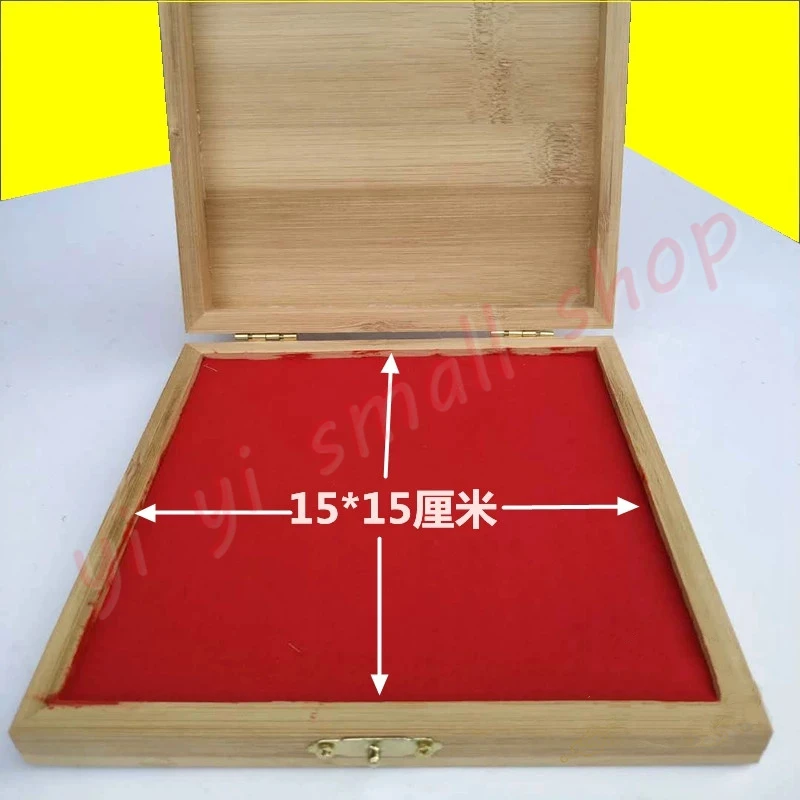 Sponge Printing Pad, Bamboo Printing Pad, Quick Drying, Square, Large-Size Printing Pad, Monochrome Wood, Taoist Products