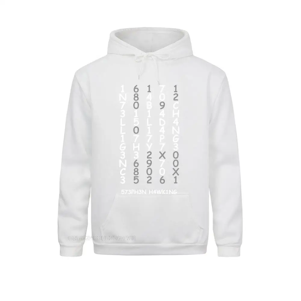 Adapt Or Die Encoded Women Men's Cotton Hoodie Stephen Hawking Intelligence Physics Adapt To Change S