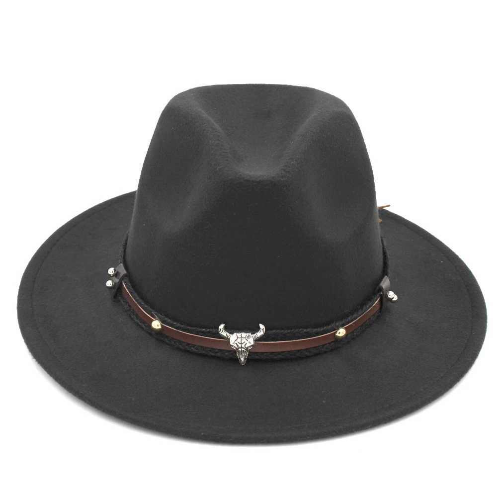 

Mistdawn 2022 Fashion Men Women's Panama Hats Wide Brim Fedora Trilby Caps Wool Blend Tauren Leather Belt Size 56-58cm BBJ