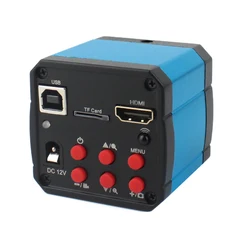 USB HDMI VGA 1080P SONY IMX307 industria videocamera microscopio obiettivo con attacco C per telefono Tablet PC PCB IC osservare la riparazione della saldatura