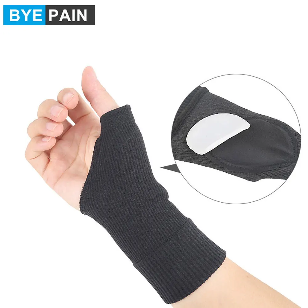 

1Pair BYEPAIN Thumb & Wrist Brace, CMC Splint for Arthritis, Carpal Tunnel Pain Relief, Reversible, Black