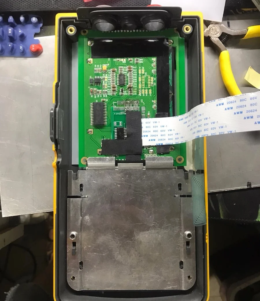 New lcd Compatible Display For FLUKE 123 124 125 oscilloscope matrix lcd display Digital For Fluke 43B