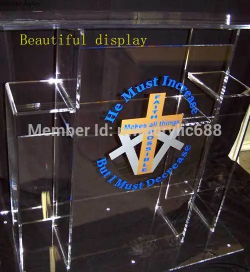 Free Shipping High Quality Price Reasonable Cheap Clear Acrylic Podium Pulpit Lecternacrylic pulpit plexiglass