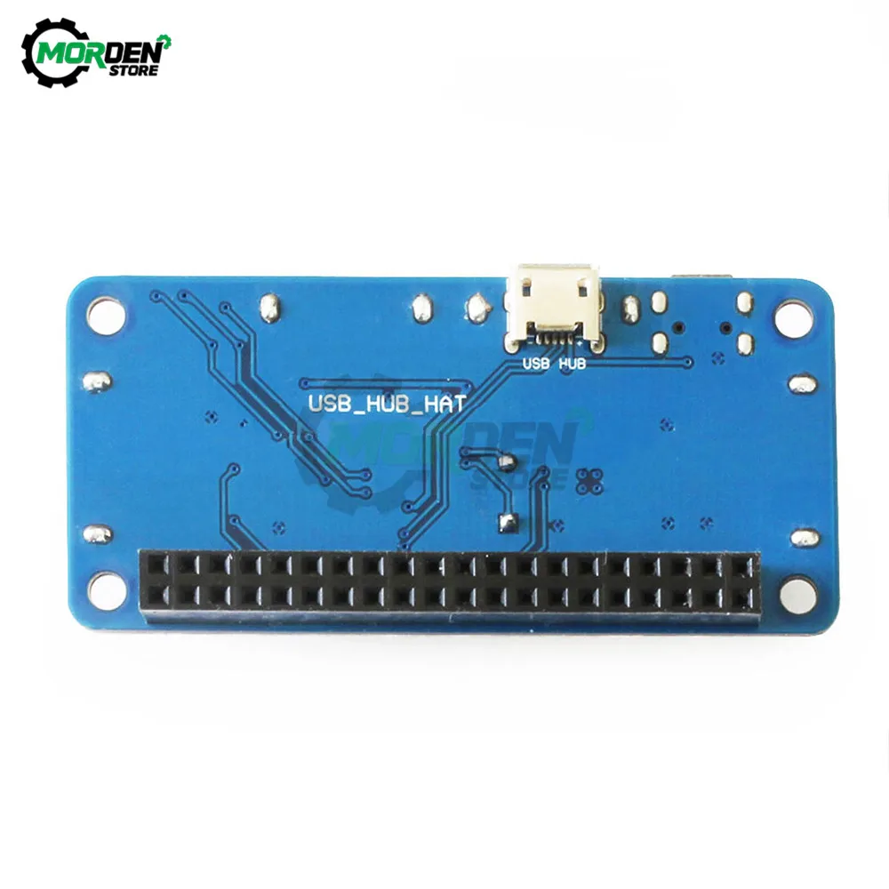 4 Ports USB HUB HAT For Raspberry Pi 3 / 2 / Zero W Extension Board USB To UART For Serial Debugging Compatible With USB2.0/1.0