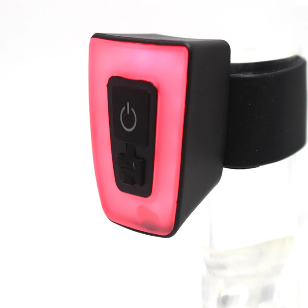 Bicycle Taillight USB Rechargeable Bike Rear Light 5 Modes Mini LED MTB Bike Helmet Lamp Cycling Safety Warning Light Flash Lamp