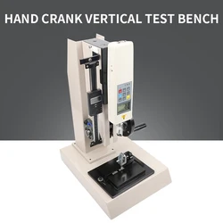 HLD Digital Display Force Gauge Hand-cranked Screw Frame Tensile Compression Testing Machine Test Bench 1000N