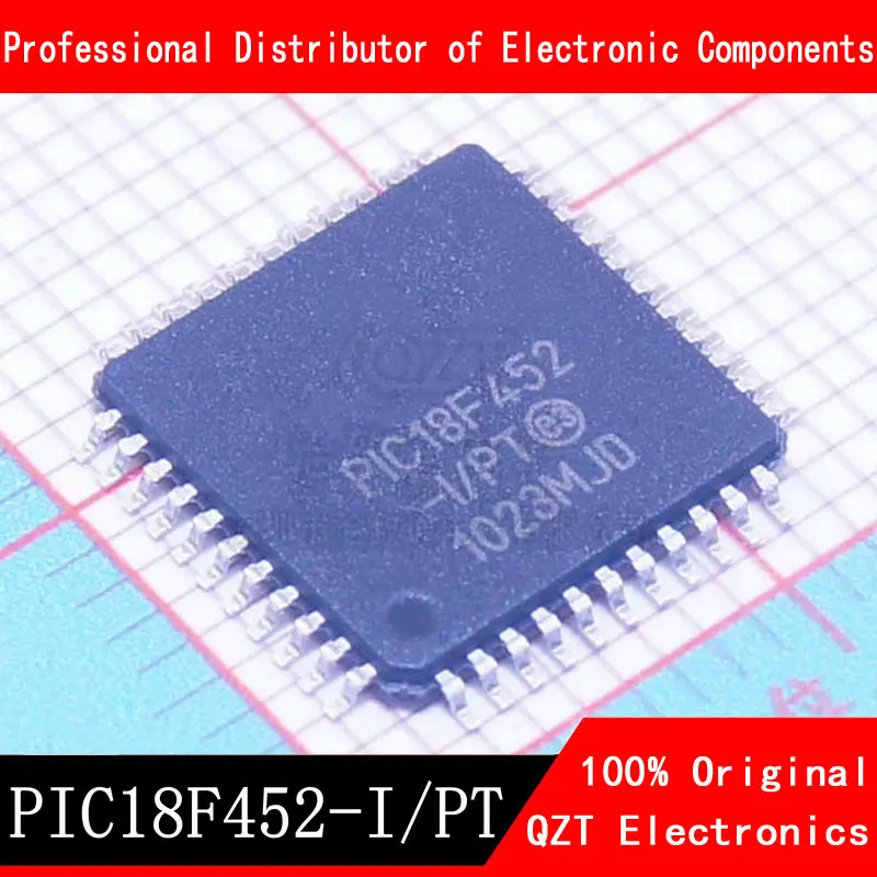 5 Cái/lốc PIC18F452-I/PT PIC18F452 TQFP-44 Ban Đầu Còn Hàng