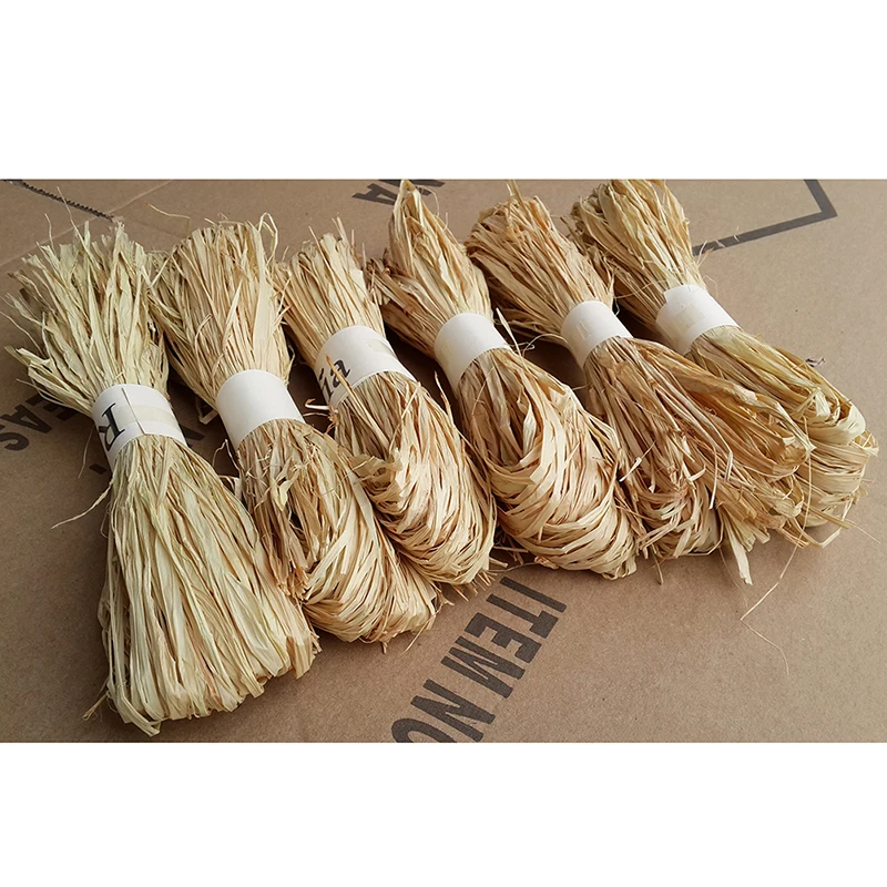 Natural Raffia Straw Rope for DIY crafts Wedding Invitaiton Gift Packing Party Decoration Flower Baking Wrapping Suplies