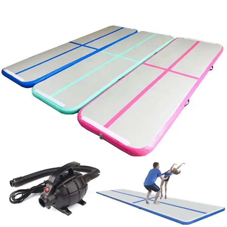 6x1x0.2m Gymnastics Inflatable Air Track Air Tumbling Mat Gym Air Mat For Sale