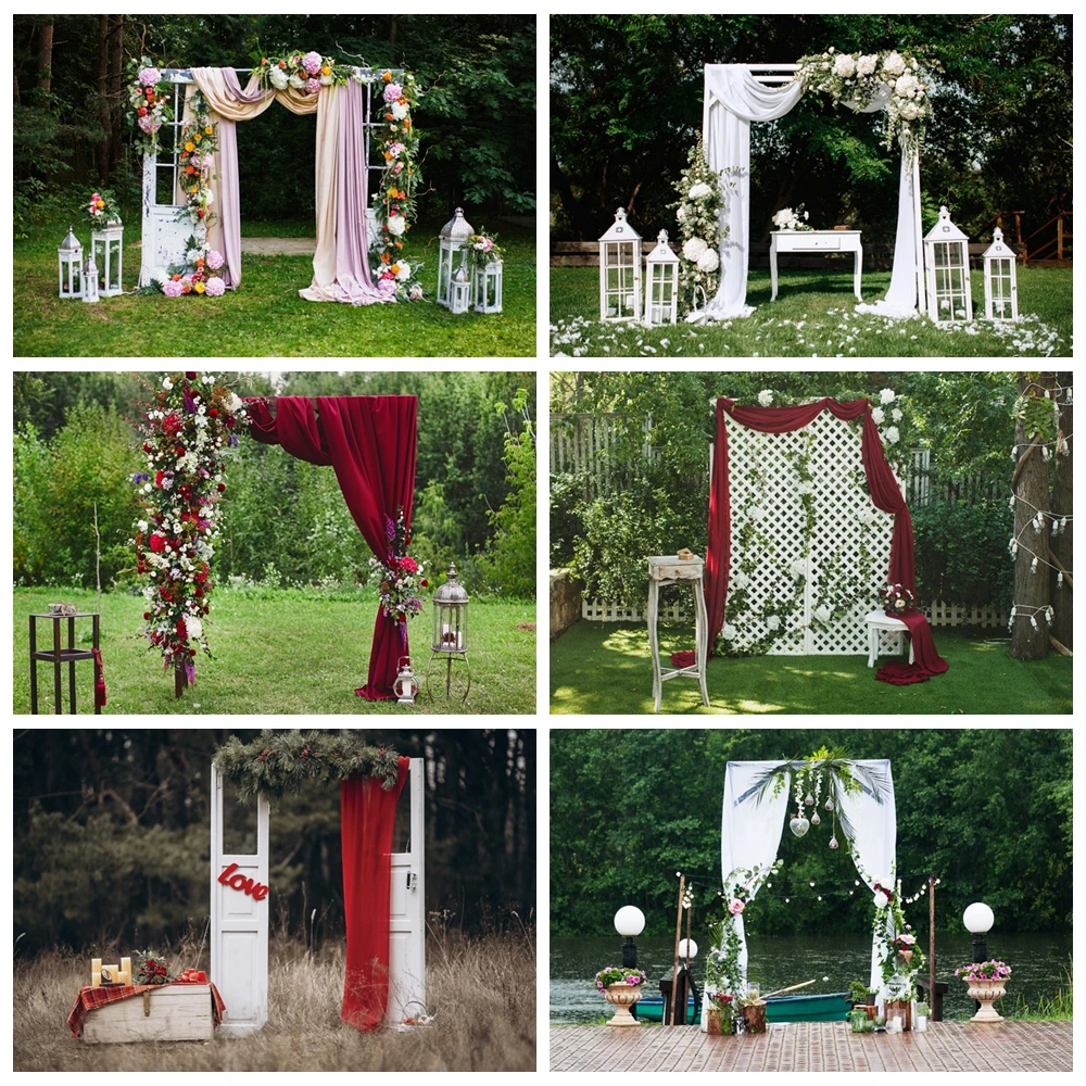 Yeele Wedding Forest candle Girl Portrait Decoration Photography Backdrops Customized Photographic Backgrounds For Photo Studio