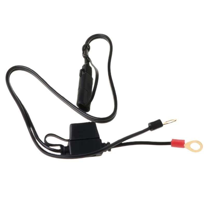 DDC12-24V Ring Terminal SAE to O Ring Connecters Extension Cord Cable Connector for Battery Charger Maintainer .