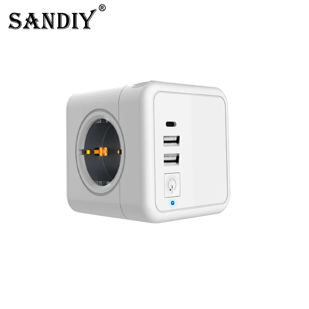 European Standard European-Style USB Cubic Wall Socket Converter German Standard German Standard Multi-Function Strip