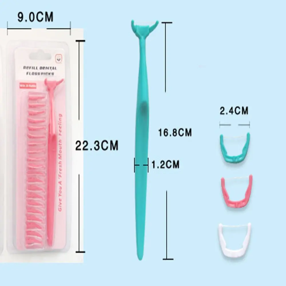 Care Deep decontamination Tooth Clean Remove tartar Disposable Floss Thread Teeth Stick Toothpicks Dental Flosser Picks