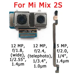 Front and Rear Back Camera For Xiaomi Mi Mix 2S Mix2S Main Facing Camera Module Flex Cable Replacement Spare Parts