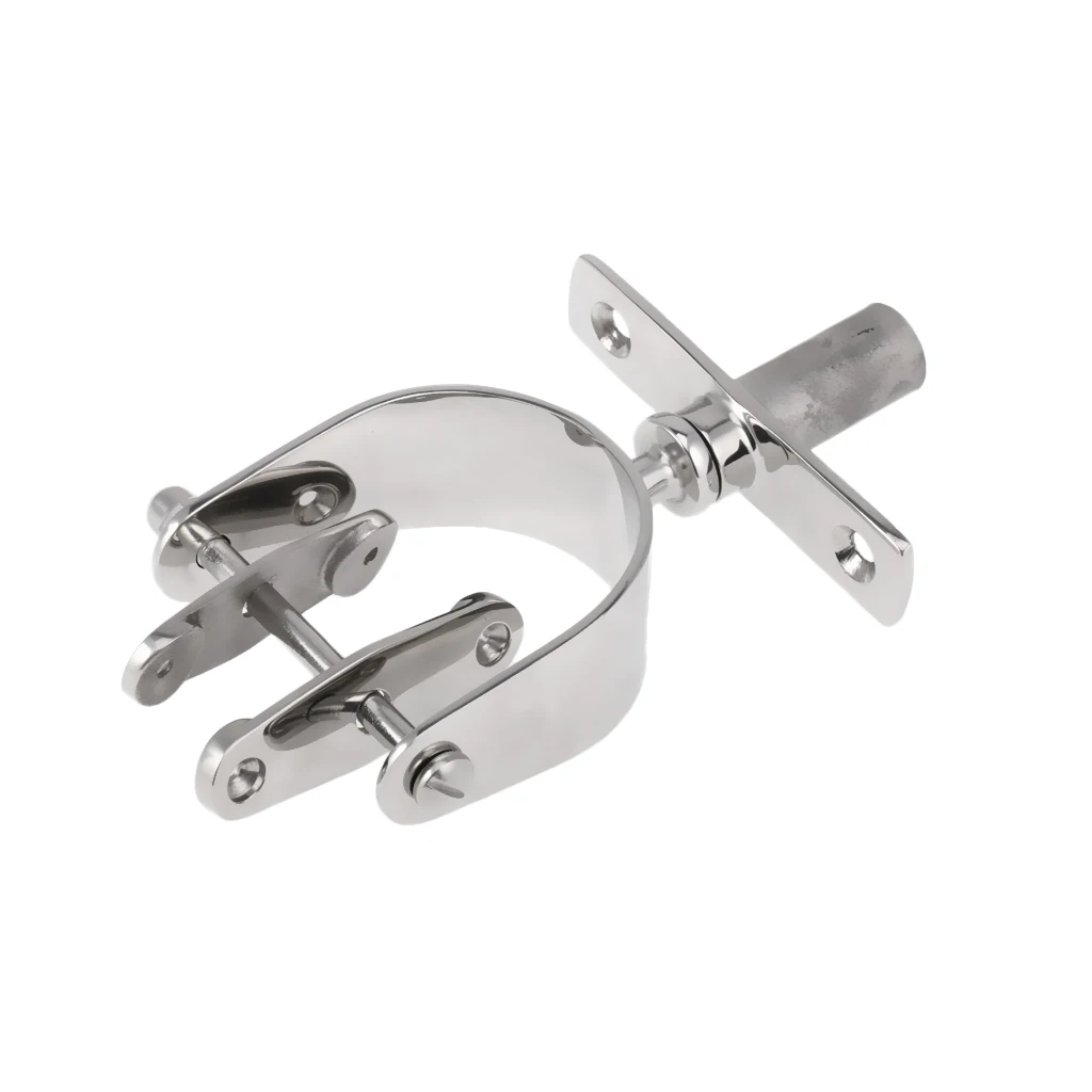 Boat Rowlock Oar Lock Horns With Socket For 2