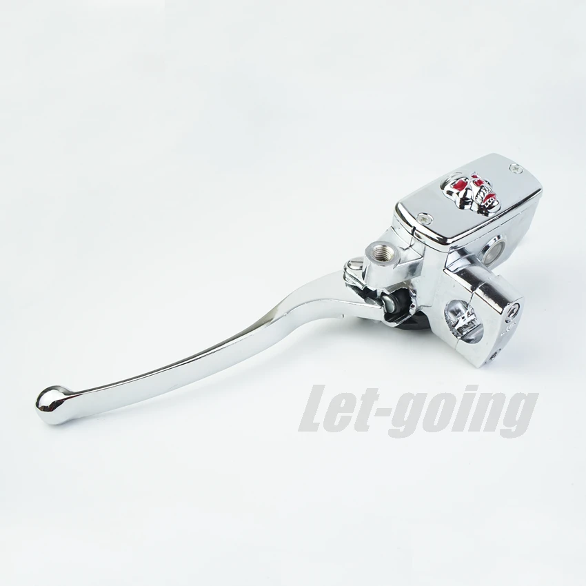 Motorcycle Chrome Brake Clutch Master Cylinder Lever 1\