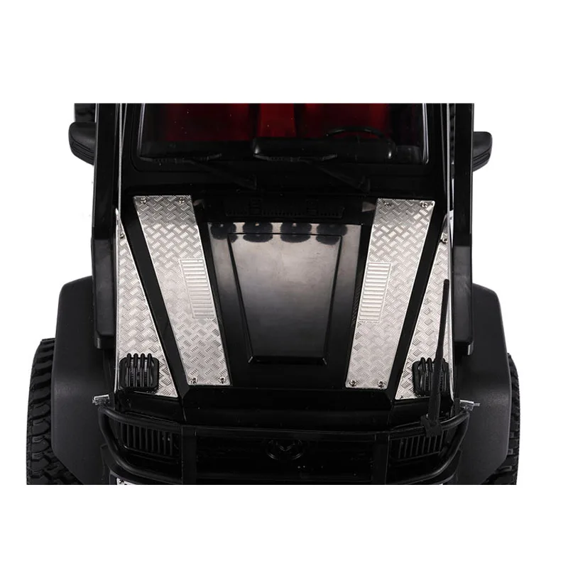 DJCRAWLER Metal Anti-skid Plate Board Car Hood Sticker Decoration For 1/12 G500 Simulation RC Car Parts