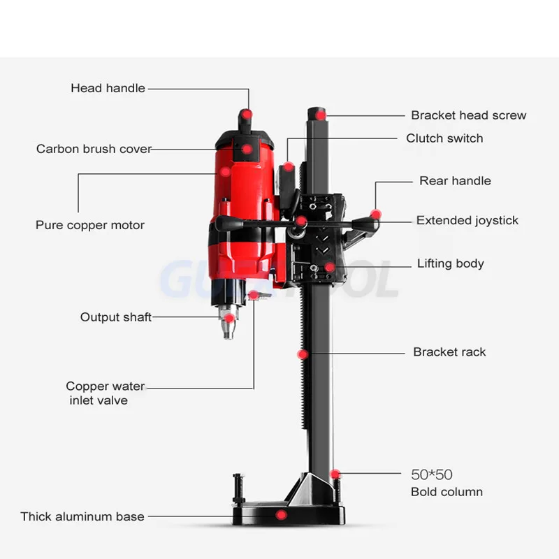 8260 water drilling machine diamond drilling tool high quality engineering drilling machine