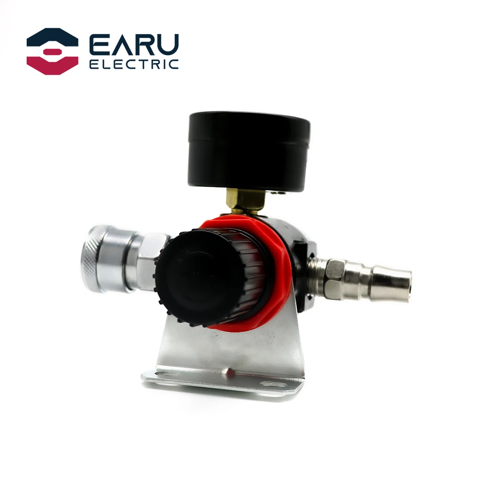 1pc AFR-2000 Pneumatic Filter Air Treatment Unit Pressure Regulator Compressor Reducing Valve Oil Water Separation AFR2000 Gauge