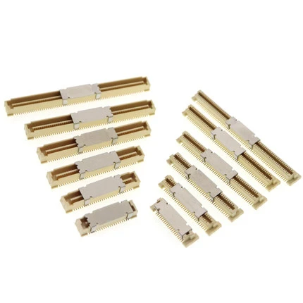 BTB connector 0.8mm  Male 4.6H Female 3.7H Dual row 2 * 20/30/40/50/60/70p board to board SMD 40p 60p 80p 100P 120p 140p