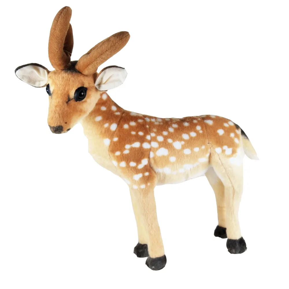 Simulation Standing Deer Children Stuffed Plush Toys Birthday Gift