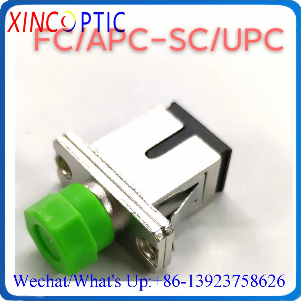 

FCAPC-SCUPC Hybrid Single Mode Simplex Metal Type Fiber Optic Adapter/Coupler,SC-FC/FC-SC APC UPC Fibre Flange