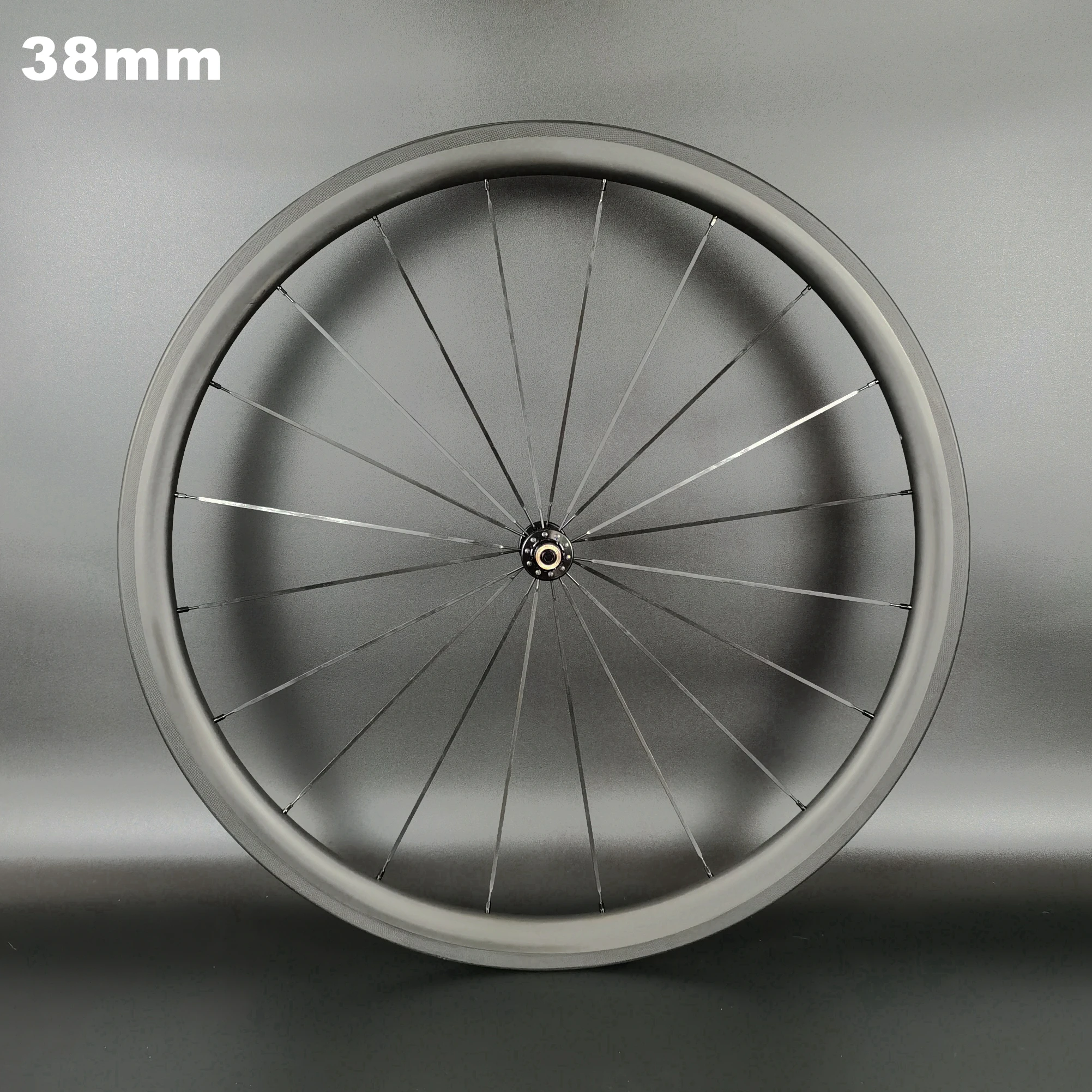 Single Front wheel 700C Carbon 38/50/60/88mm depth 23/25mm width Clincher/Tubeless/Tubular Road bike V-brake front wheel