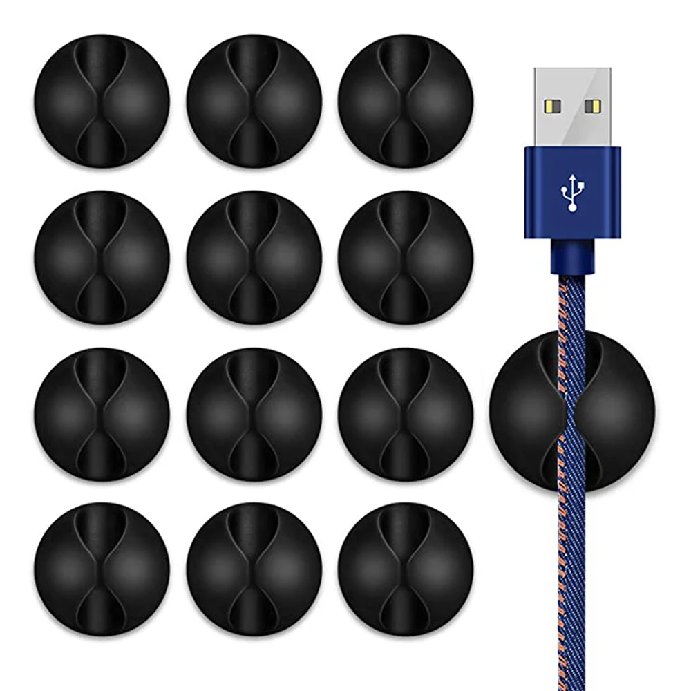 Alta Qualidade Car Data Cord Cable Mount, Fios Fixação Clips, Desk Wall USB Wire, Cable Line Fastener Clip Organizer, Auto Line Clips