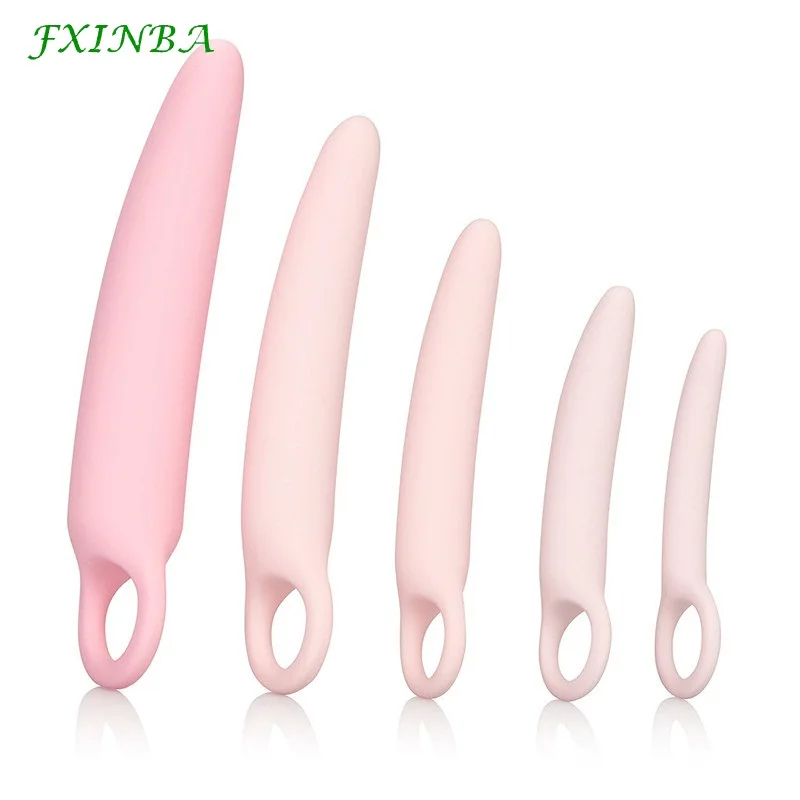 FXINBA Crescent Silicone Anal Plug Female Anus Toys Dildo Anal Butt Plug G-Spot Masturbation Adult Sex Toys For Women Men